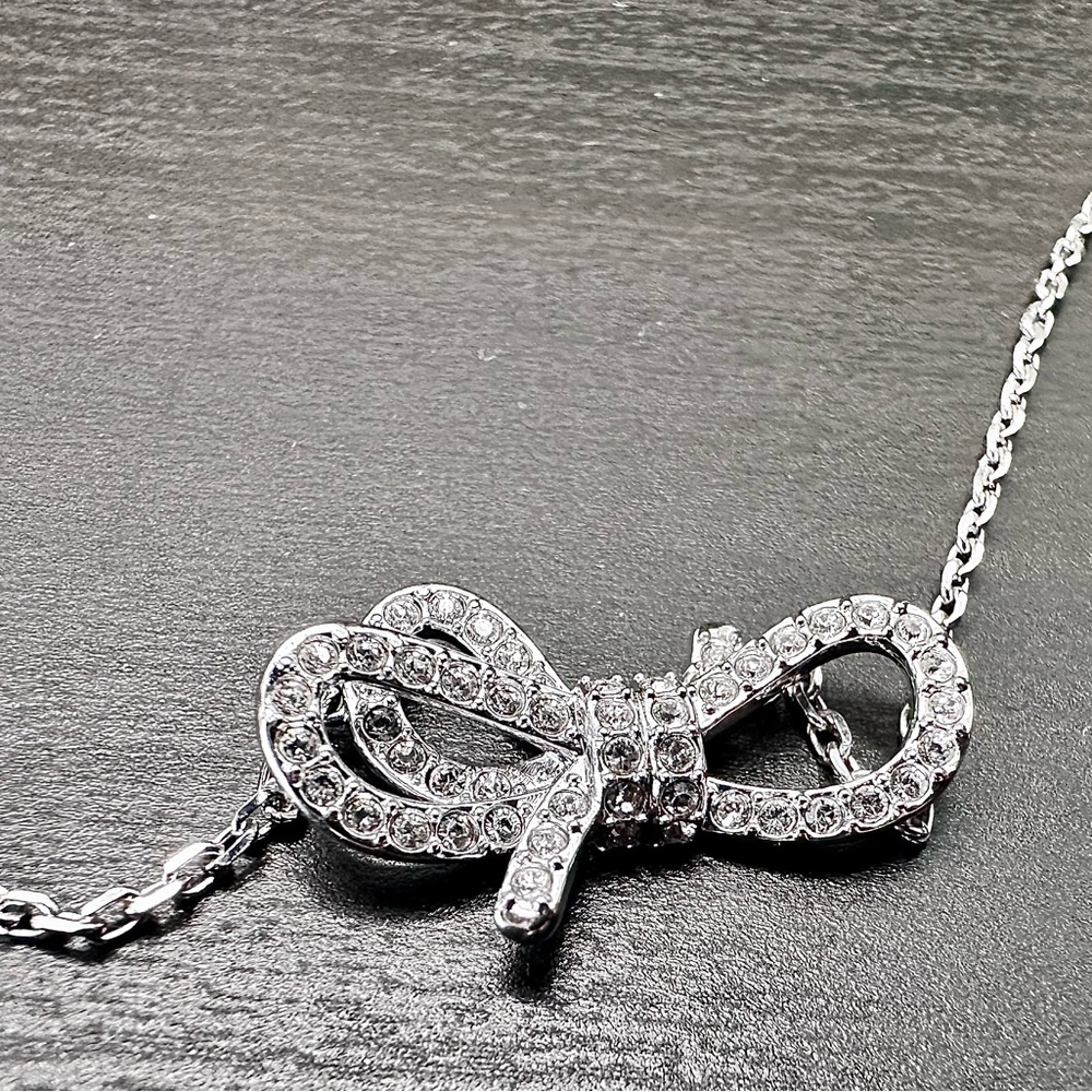 Swarovski Bow Necklace